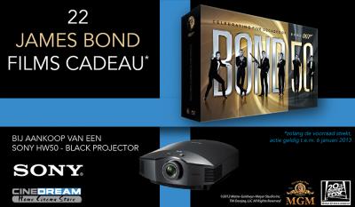 Sony HW50-ES Black - Gratis James Bond Bluray Box